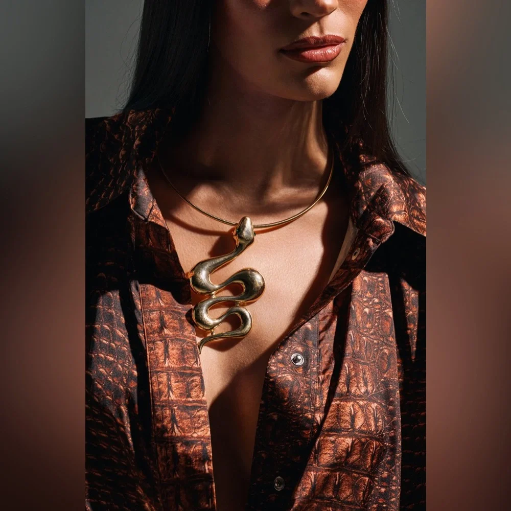 Akira WATCH OUT FOR THEM Snake Serpent Necklace